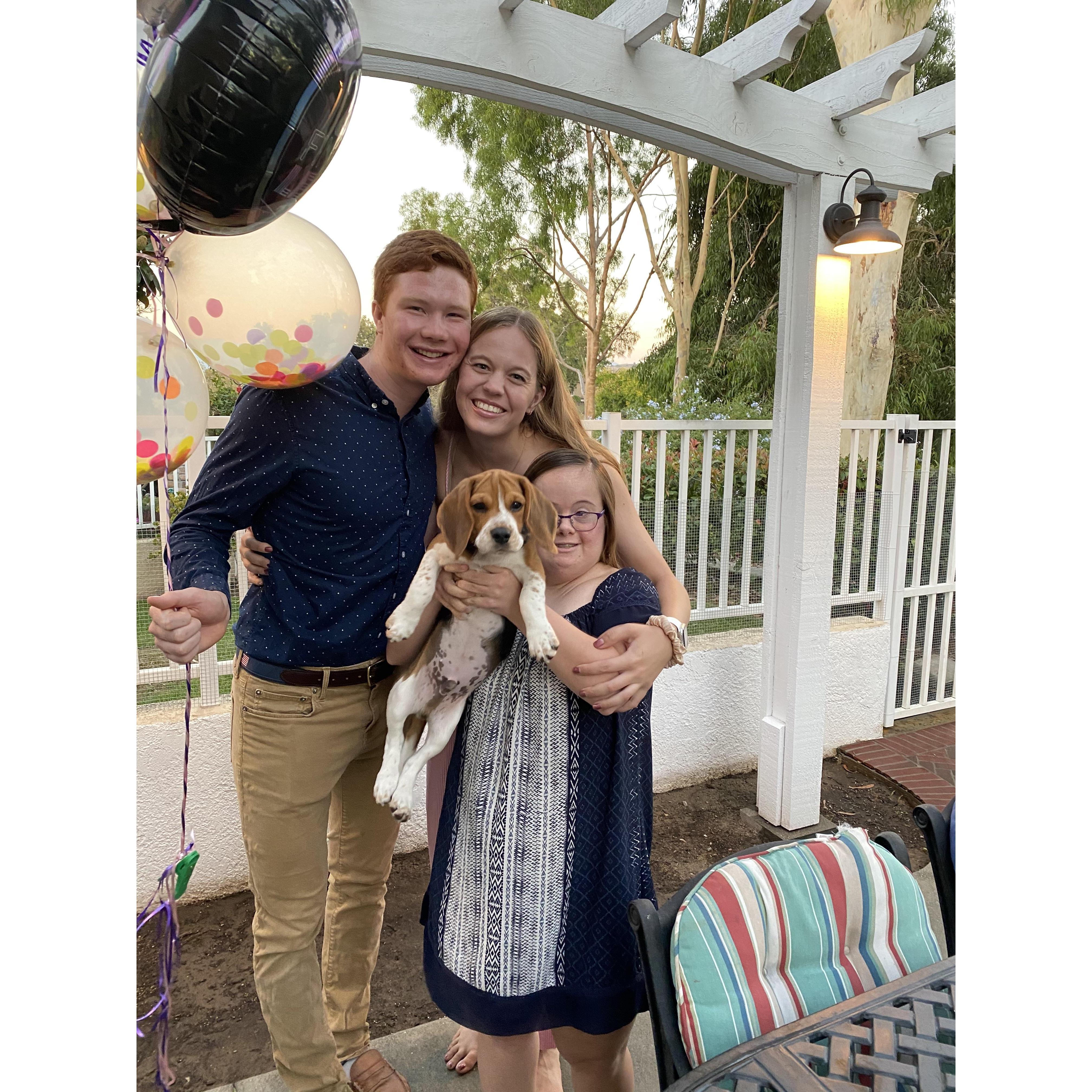 Us, our Mandy Girl, and Dukie!