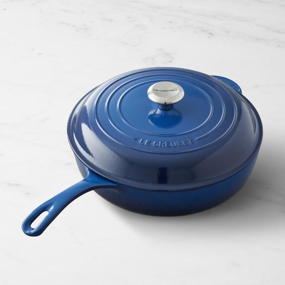 Le Creuset Signature Enameled Cast Iron Deep Sauté Pan, 4 1/4-Qt. - White Matte