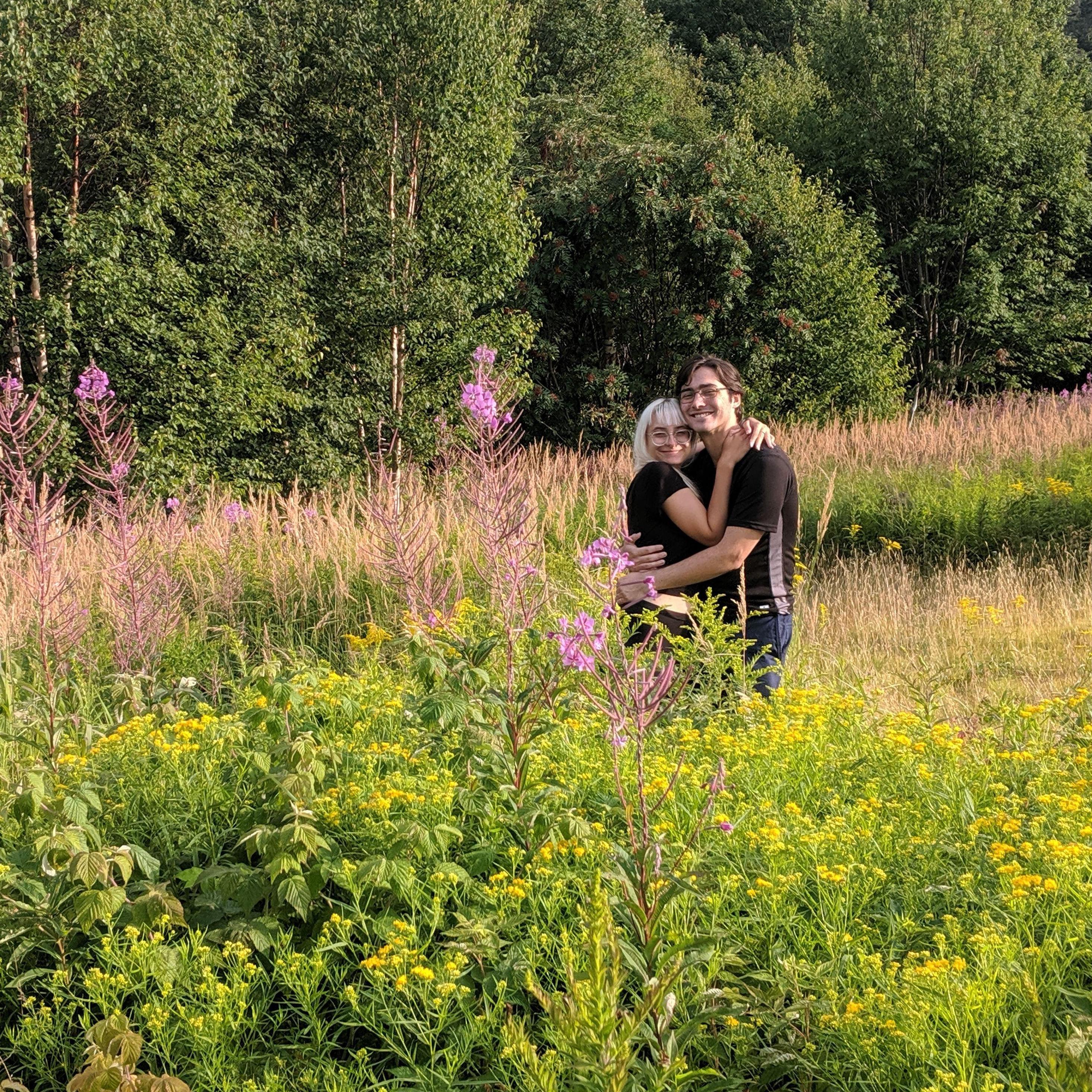 In Bar Harbor, Maine during one of our Acadia trips, 2019