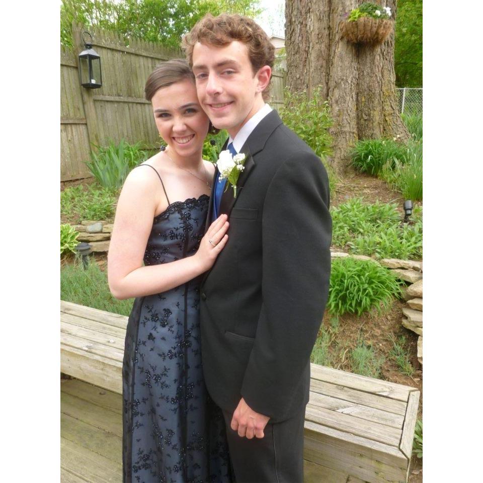 One of many proms together (Burke's senior year, Maria's junior year)!