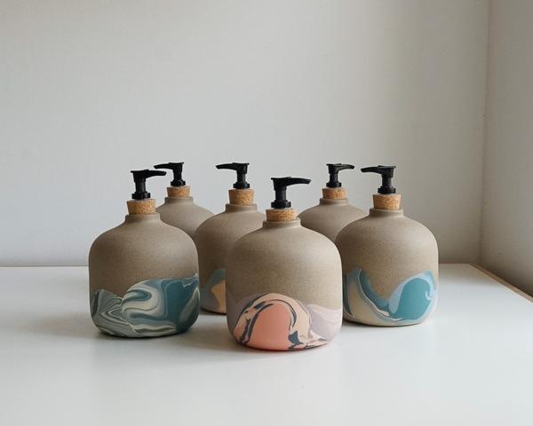 Helen Levi Ceramics Soap Dispenser