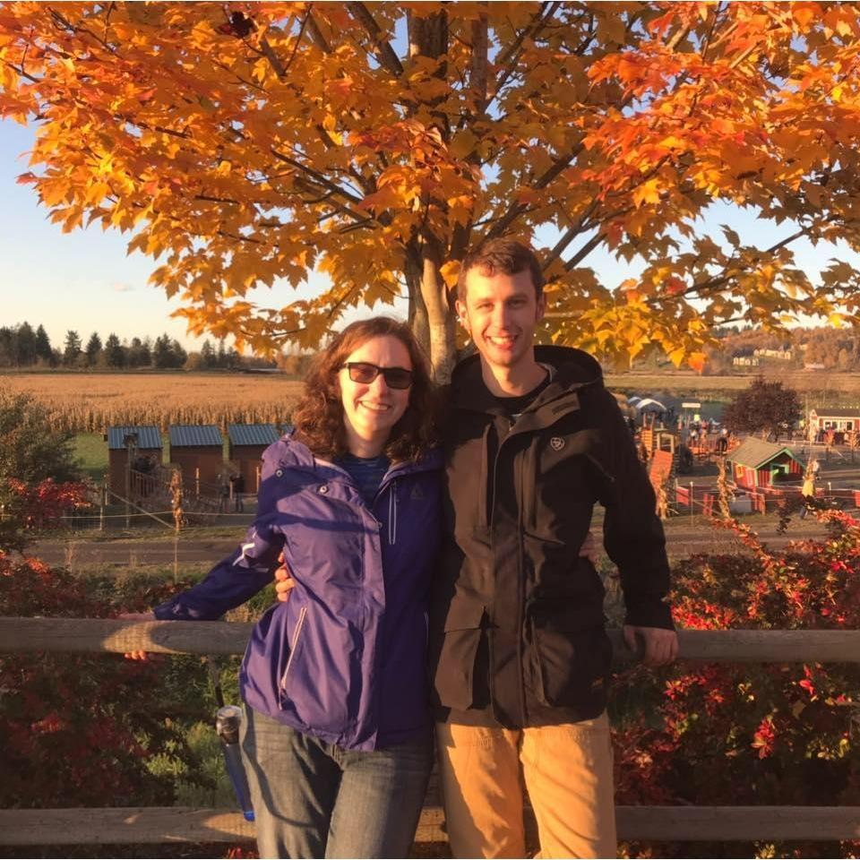 Picking pumpkins