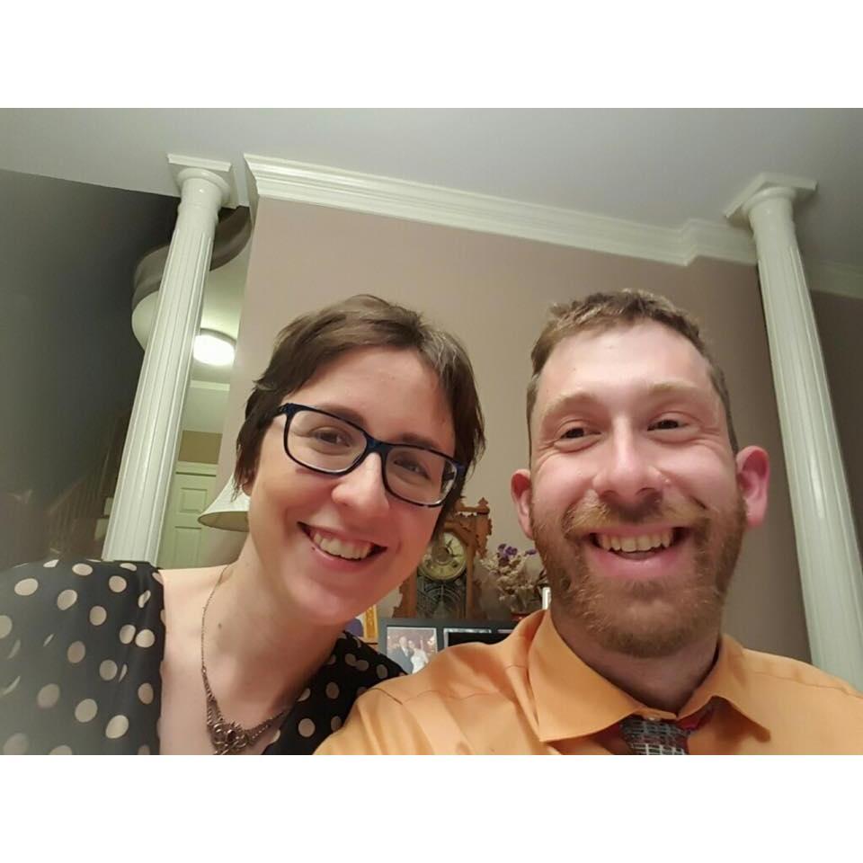 Zan's first time at the Alhadeff seder--meeting all of the family.