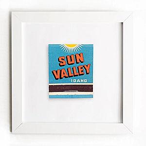 Match South Sun Valley Idaho, White Frame