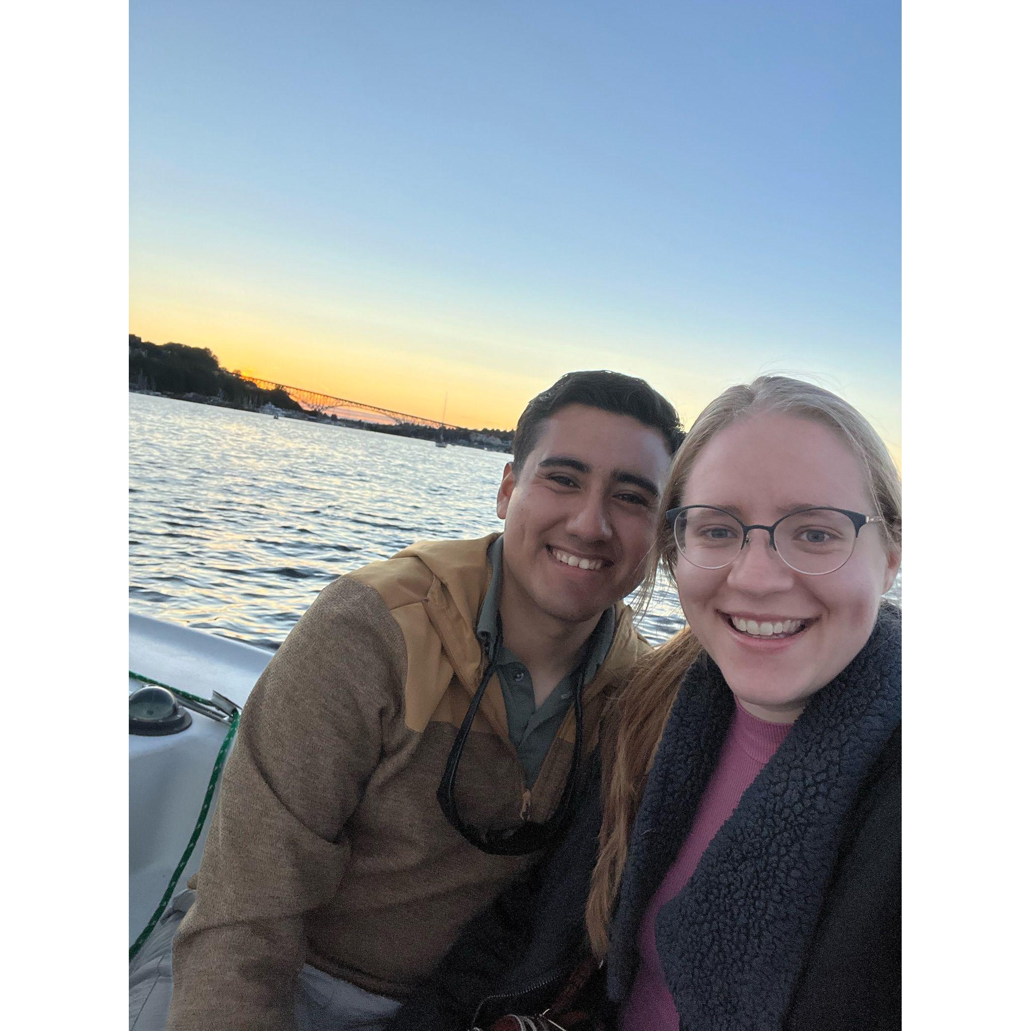 Sunset boat tour!