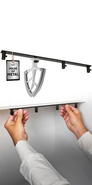 Impresa Metal Stand Mixer Attachment Storage Organizer for KitchenAid Mixer Attachments - Organize Your Kitchen Appliances with the Impresa Stand Mixer Attachment Holder for Kitchen Aid Attachments