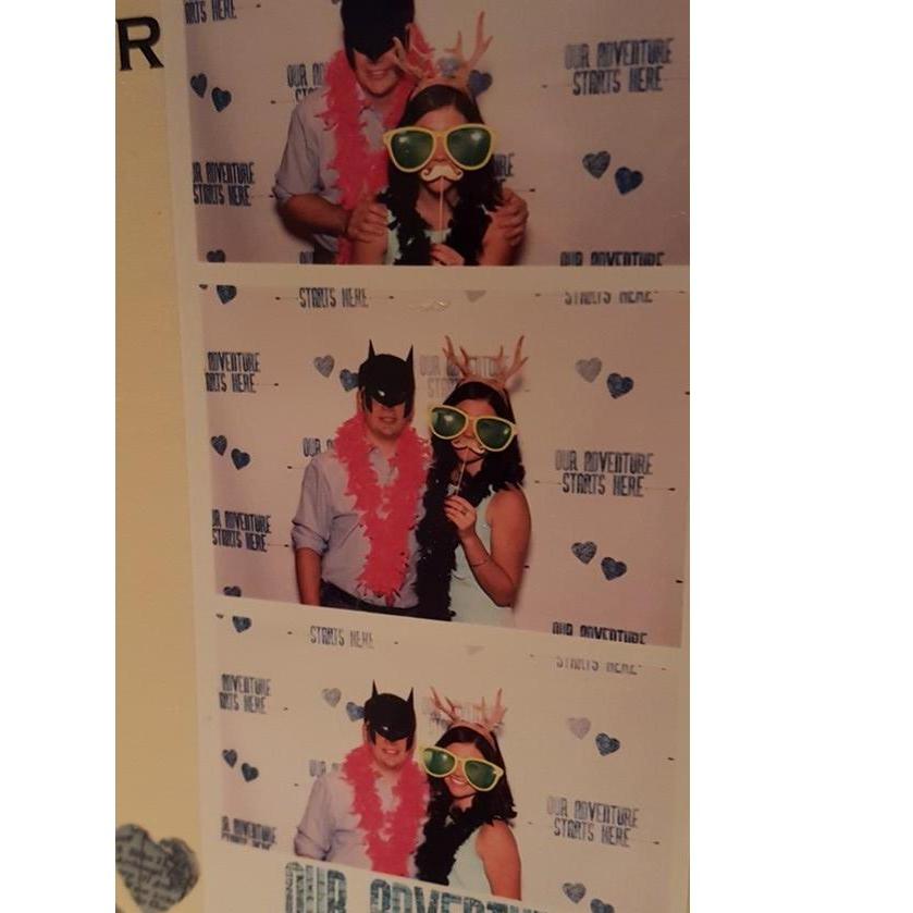 At one of our friend's weddings