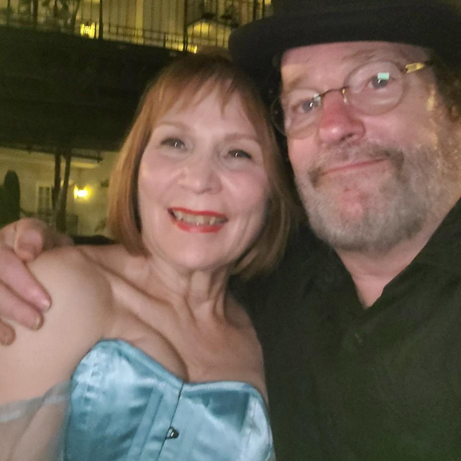 Enjoying our love over cocktails at Gaylord Opryland in Nashville.