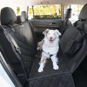 FRISCO Premium Quilted Water Resistant Hammock Car Seat Cover with Seatbelt Tether & Travel Bag