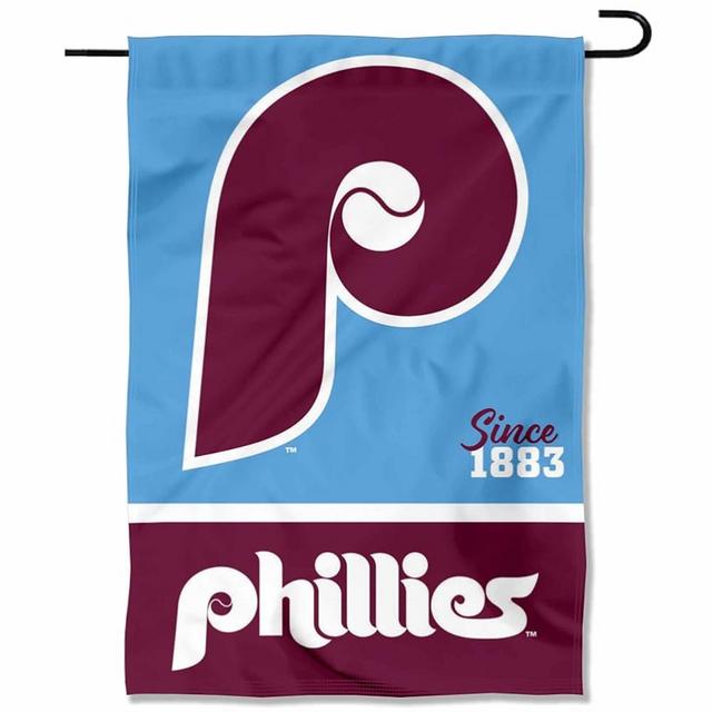 WinCraft Philadelphia Phillies Retro Vintage Throwback Double Sided Garden Flag
