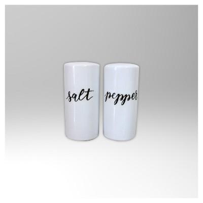 Stoneware 2pc Salt and Pepper Shakers - Threshold™