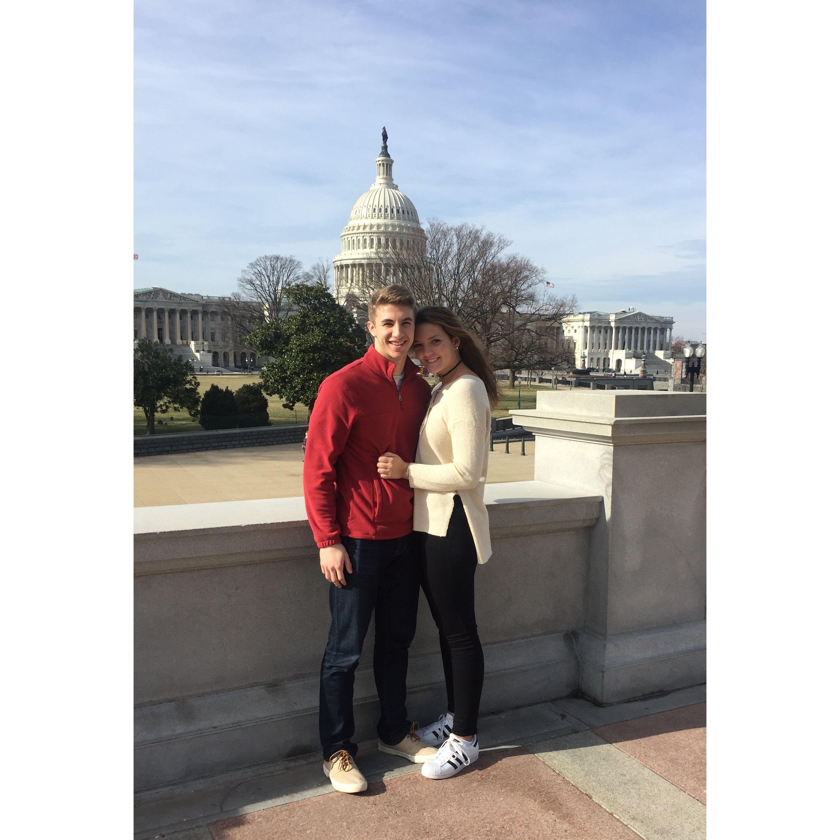 2017: Our first trip together as a couple!