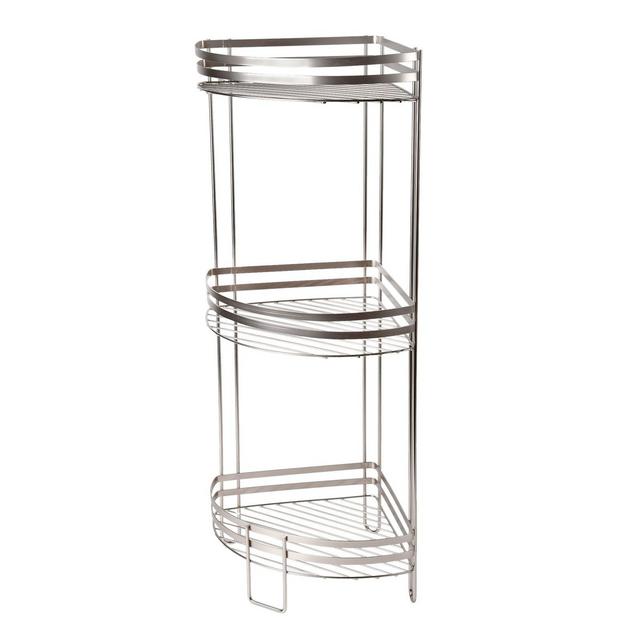 SALT™ 3-Tier Corner Spa Tower in Nickel