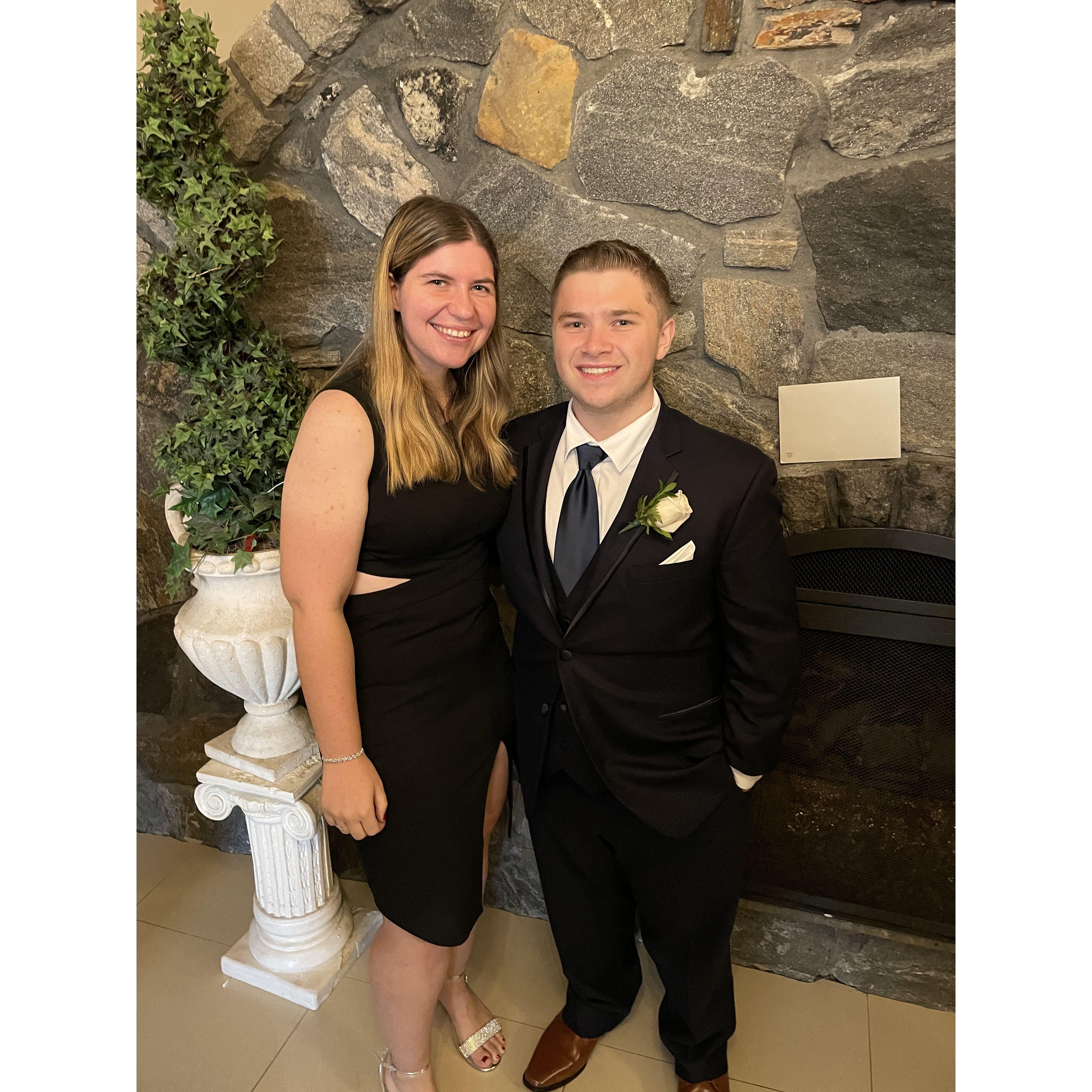 Our first wedding we attended together