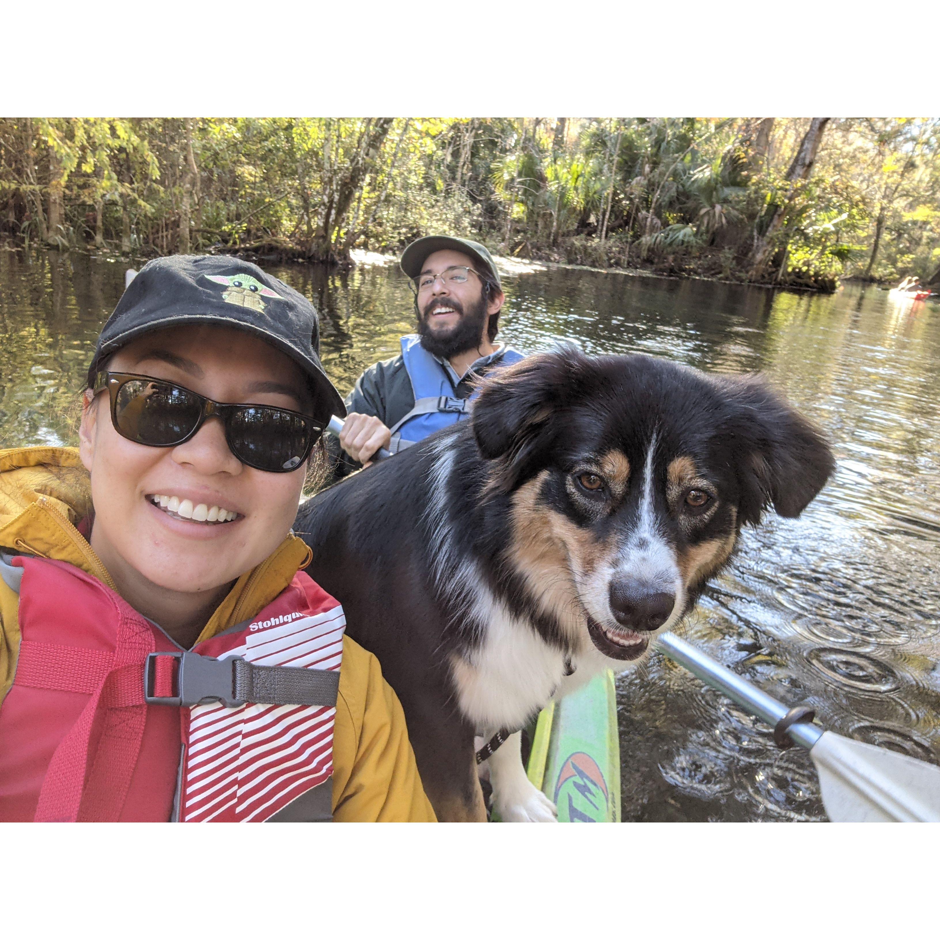 Kayaking with Kona