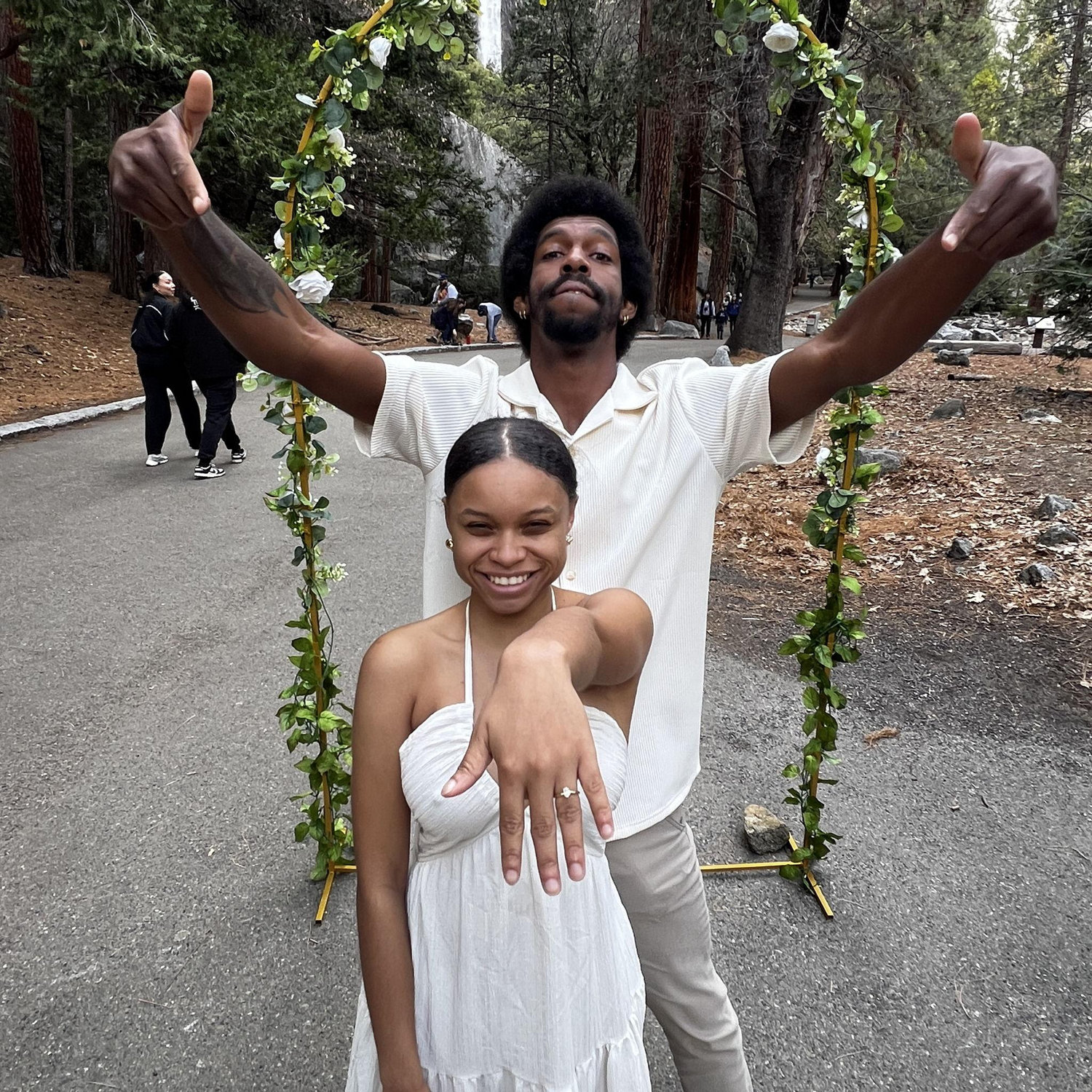 SHE SAID YES!