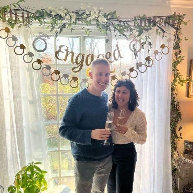 November 2024 -- family engagement party hosted by the mother of the groom