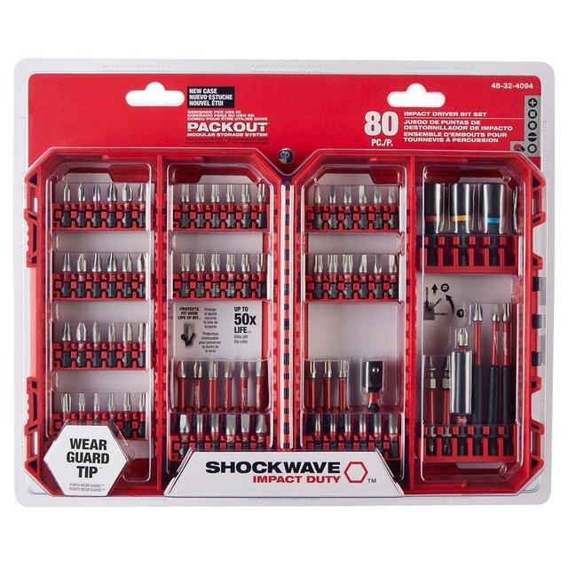 48-32-4094 for Milwaukee Tool 80 Pc. Shockwave Impact Duty Driver Bit Set