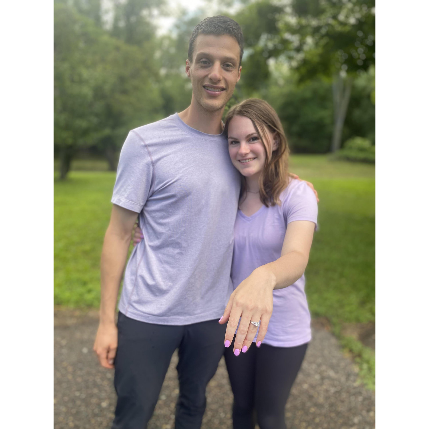 Right after the proposal