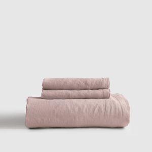 Quince European Linen Fitted Sheet Set - Queen