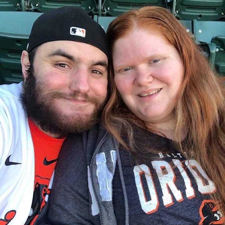 Our first baseball game together, Go O's!