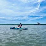 Rent kayaks or pedal boats