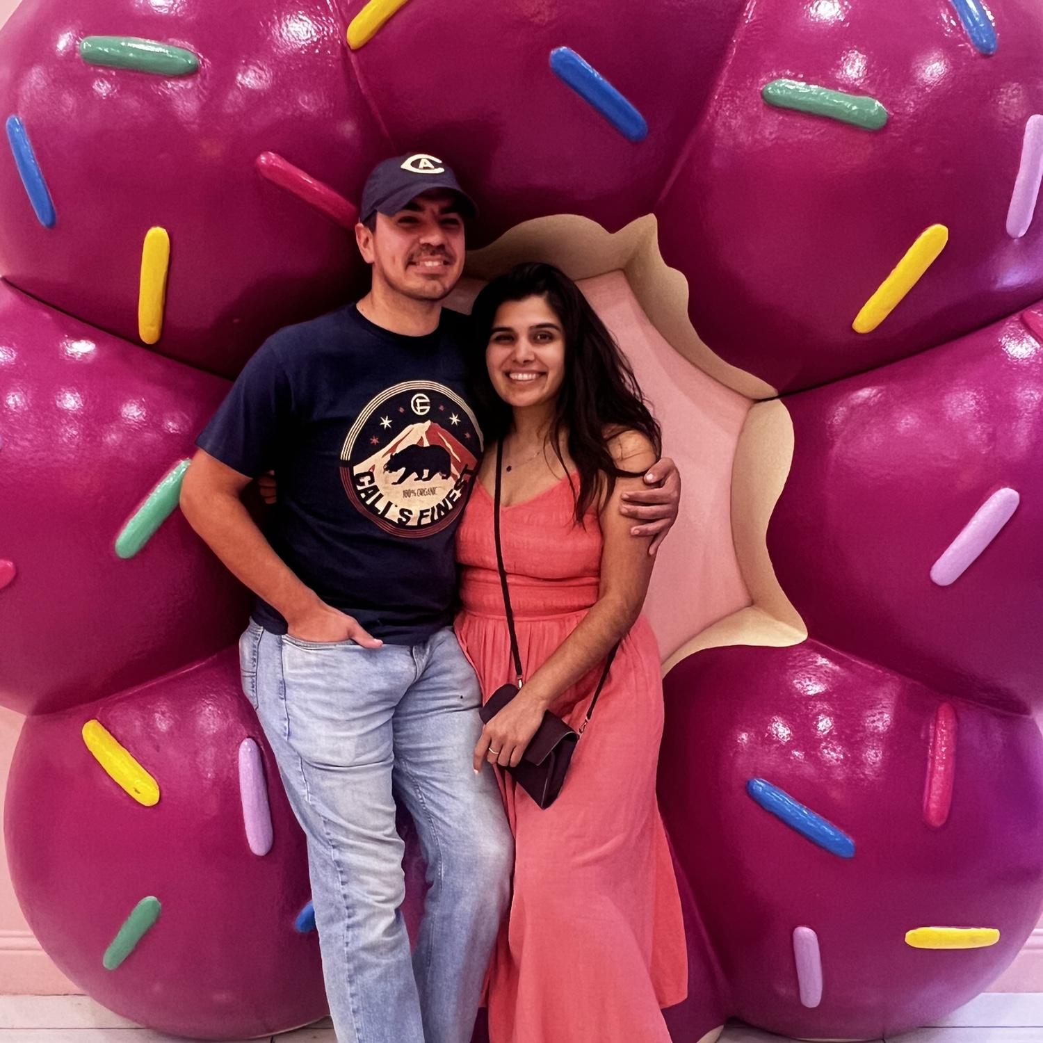Us at boba donuts