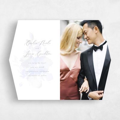 Blue Diamond Wedding Save the Date - Kylan Bloom