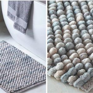 Buy Grey Marl Giant Bobble Bath Mat from Next Israel