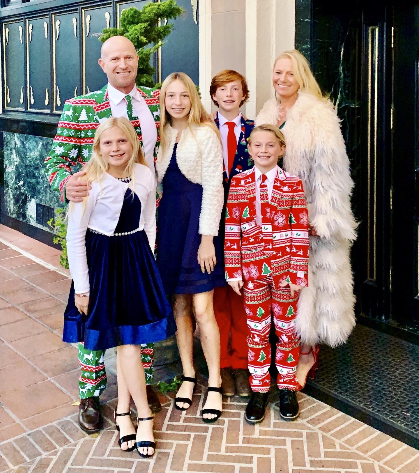 All decked out for Christmas Eve dinner. 2019