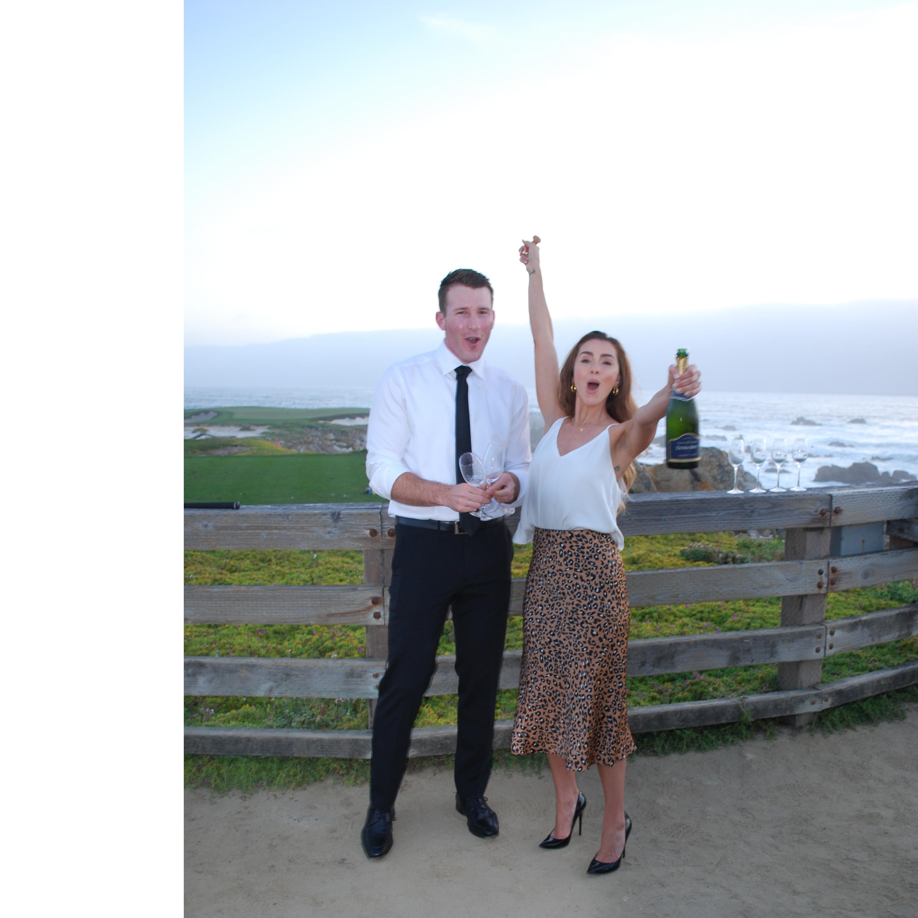 The best day of our lives! We're engaged!