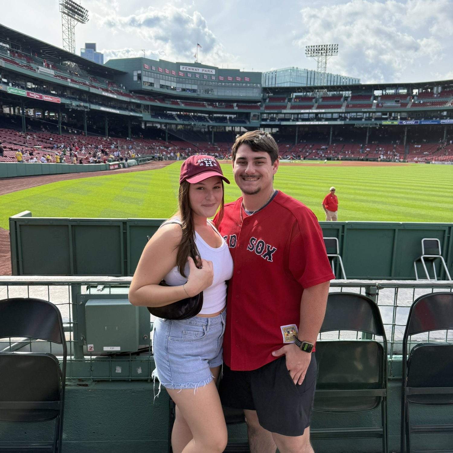 First time in Boston seeing a redsox games together!
