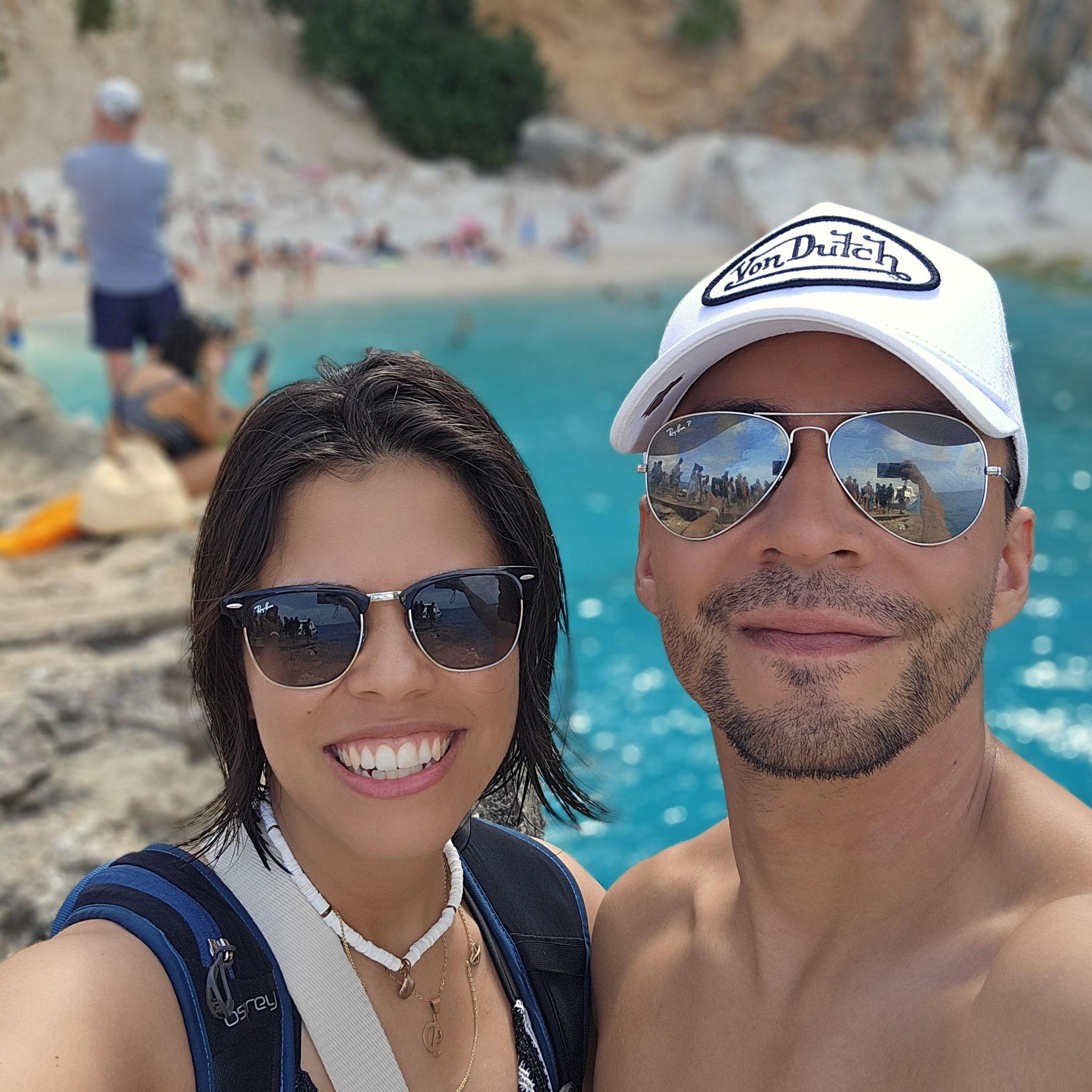 We didn't take the dive but wow the water and beach was breath taking