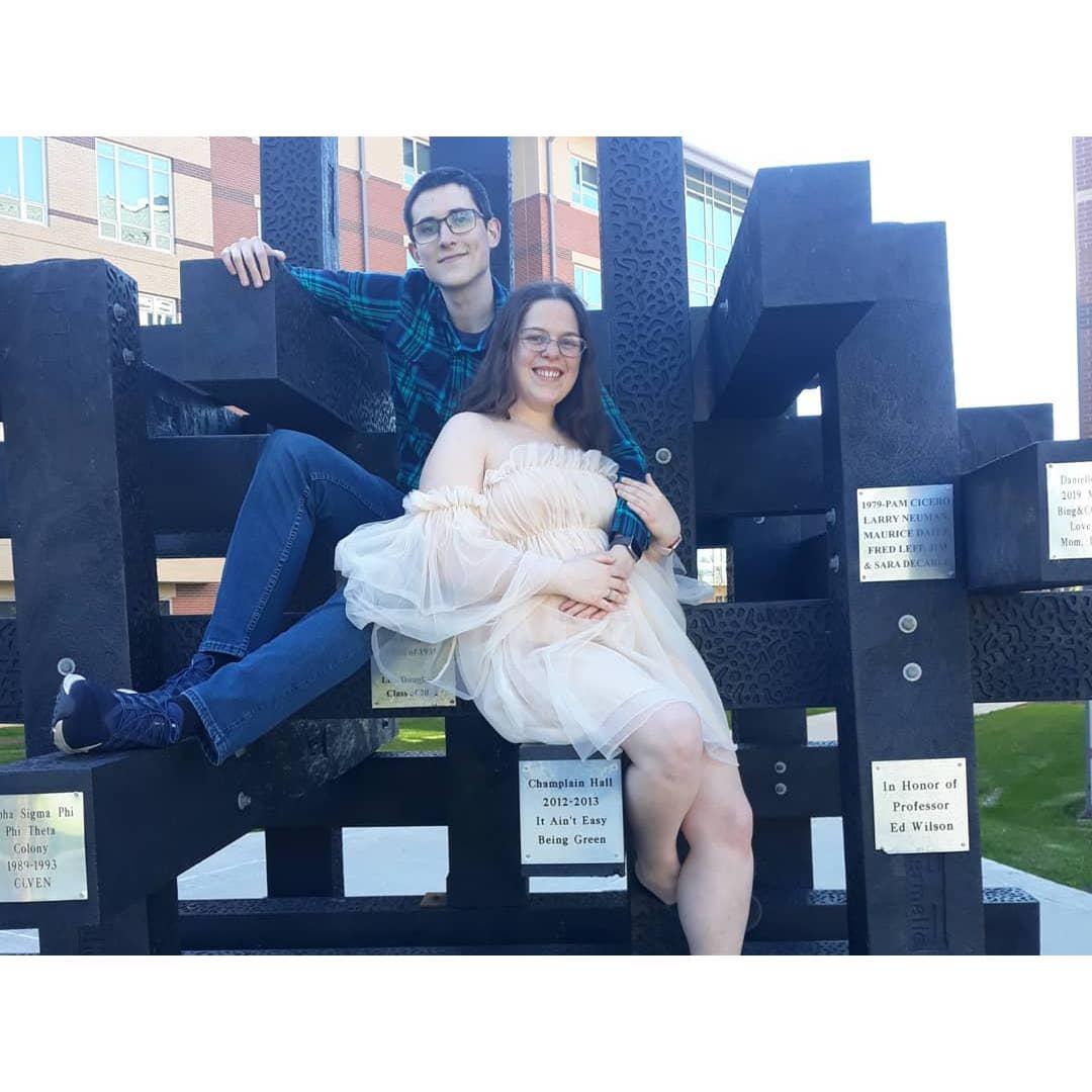 Sidney's graduation from Binghamton, May 2020