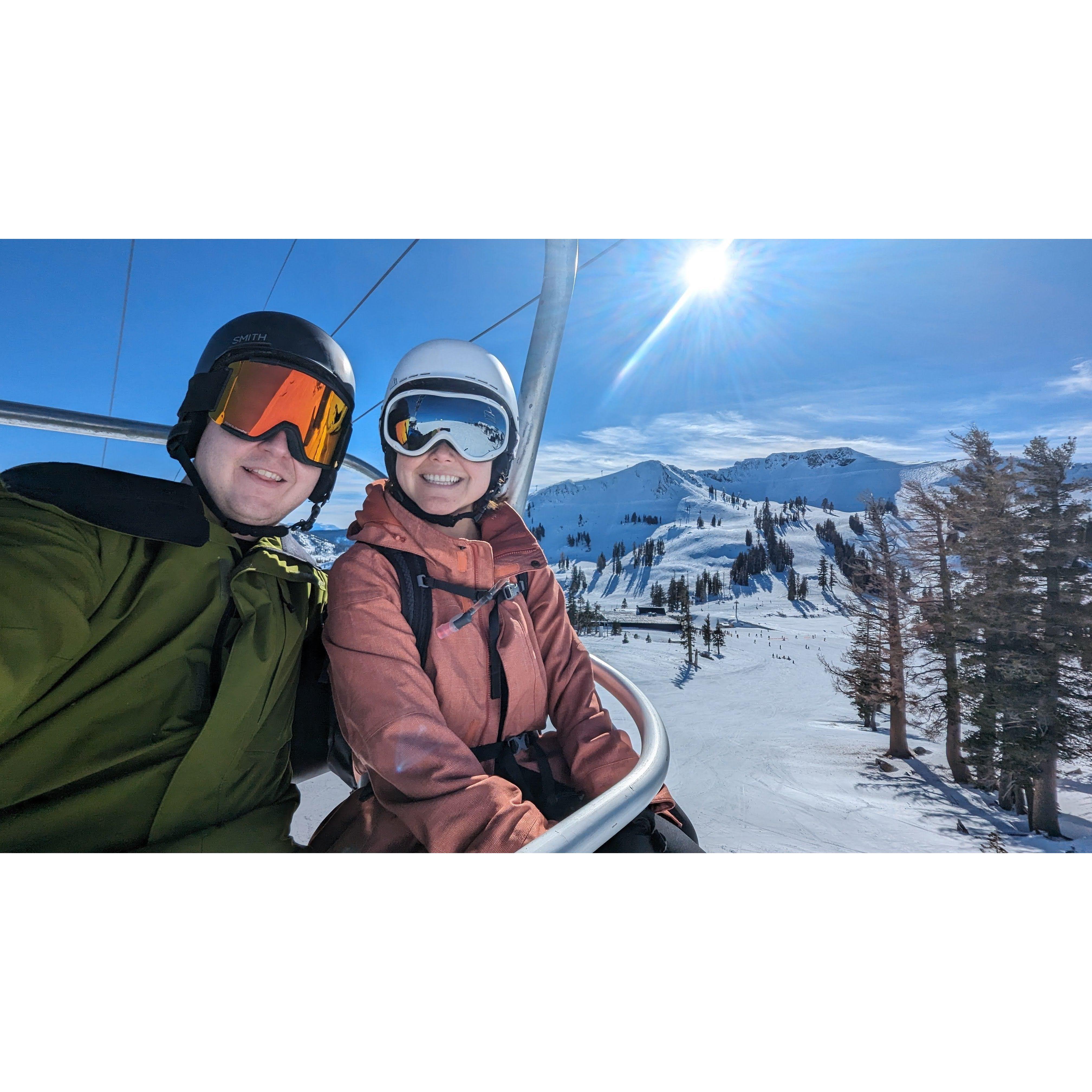 One of our many trips to Tahoe to ski