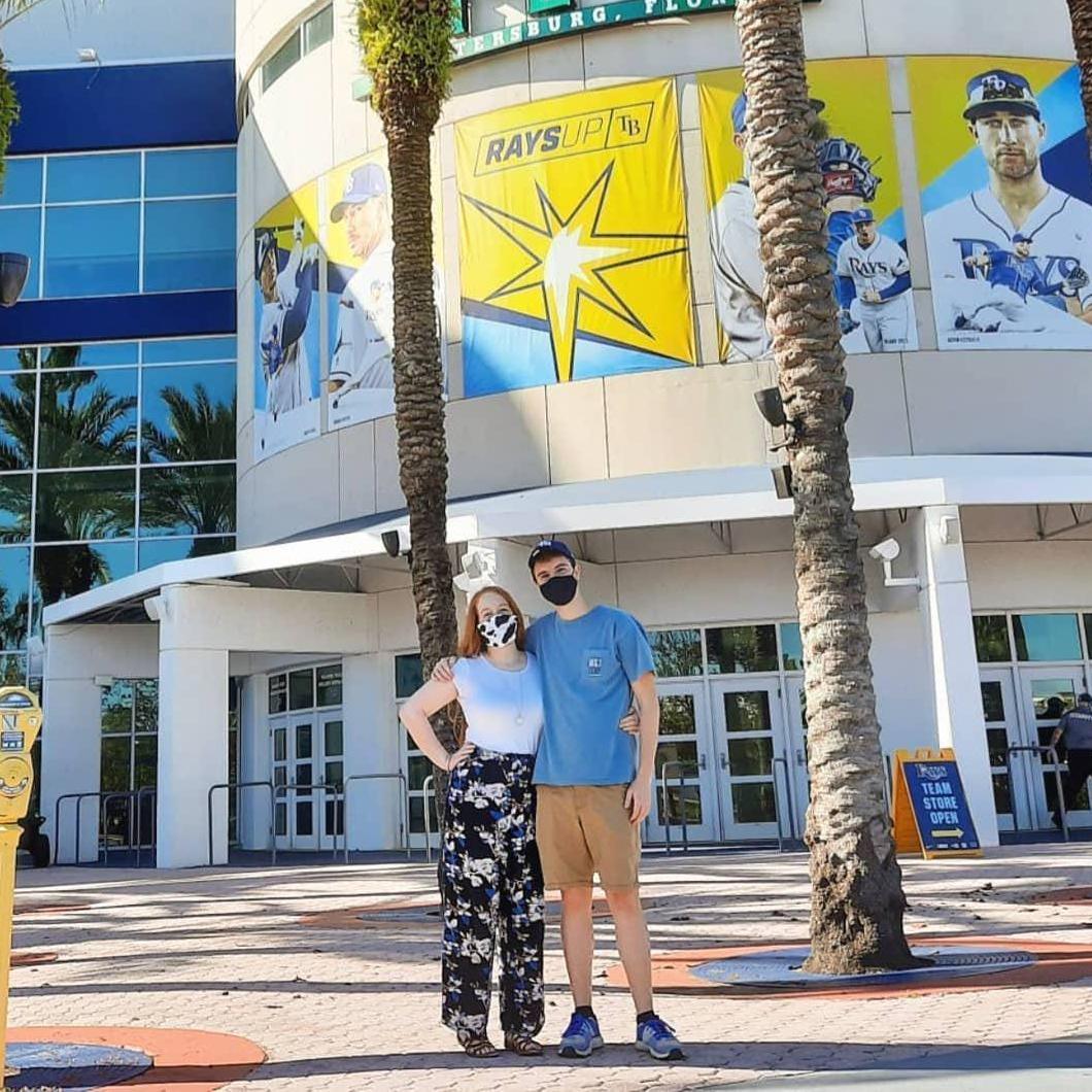 Tropicana Field & Team Store on a FL Thanksgiving trip