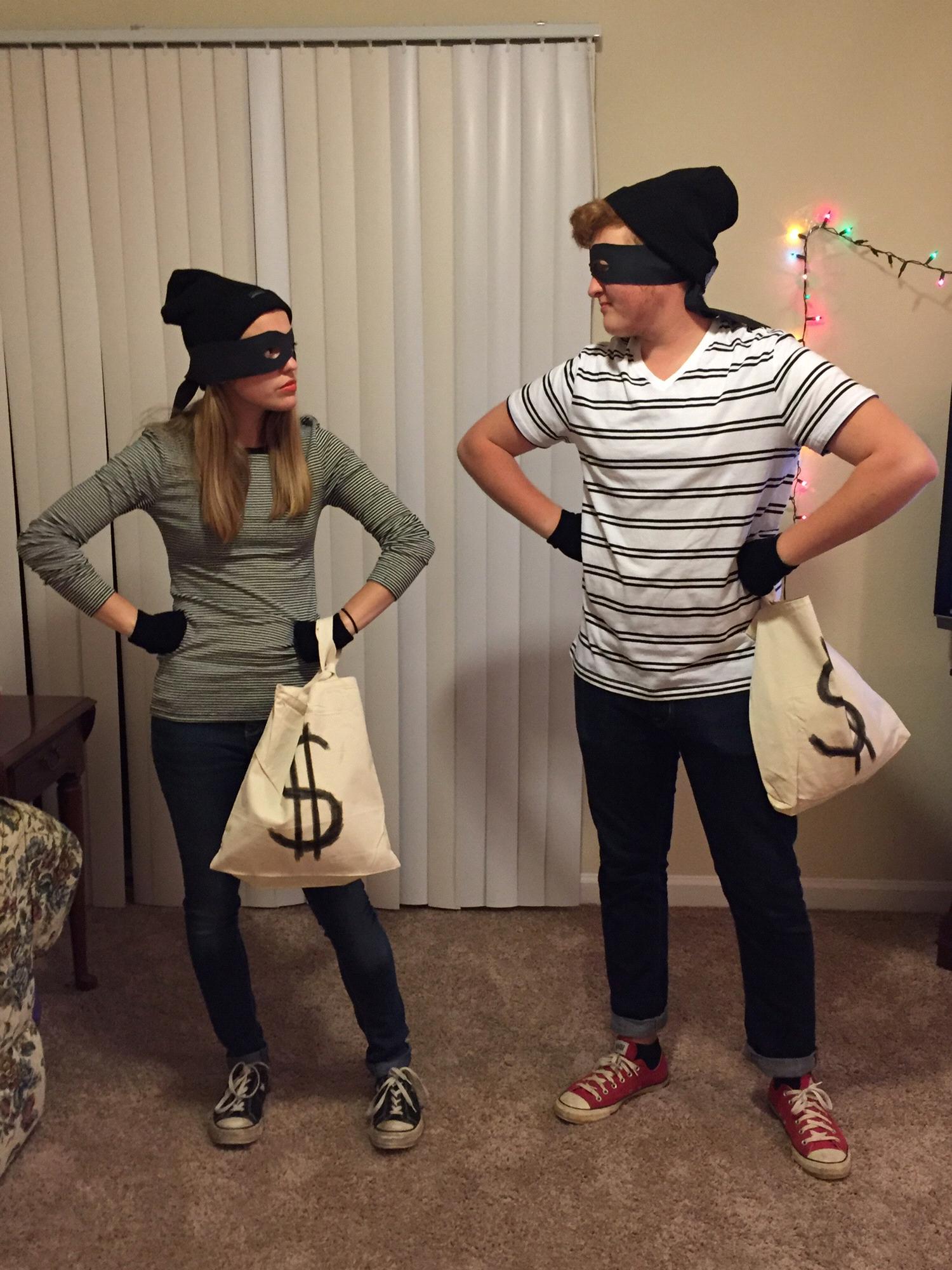 October 31, 2015 -
First of many matching Halloween costumes.