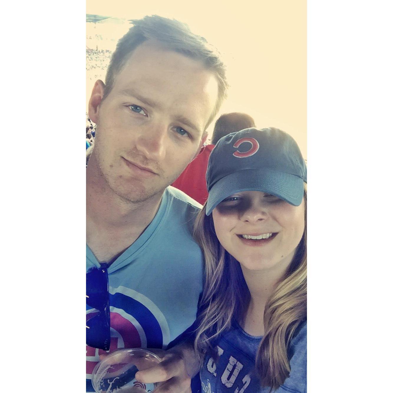 First Cubs game together!