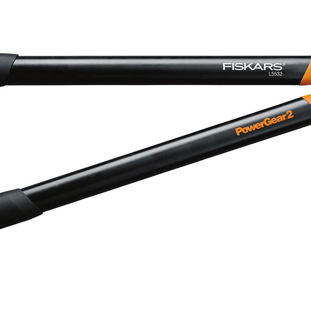 Fiskars 394801-1003 PowerGear2 Bypass Lopper, 32 Inch, Black/Orange