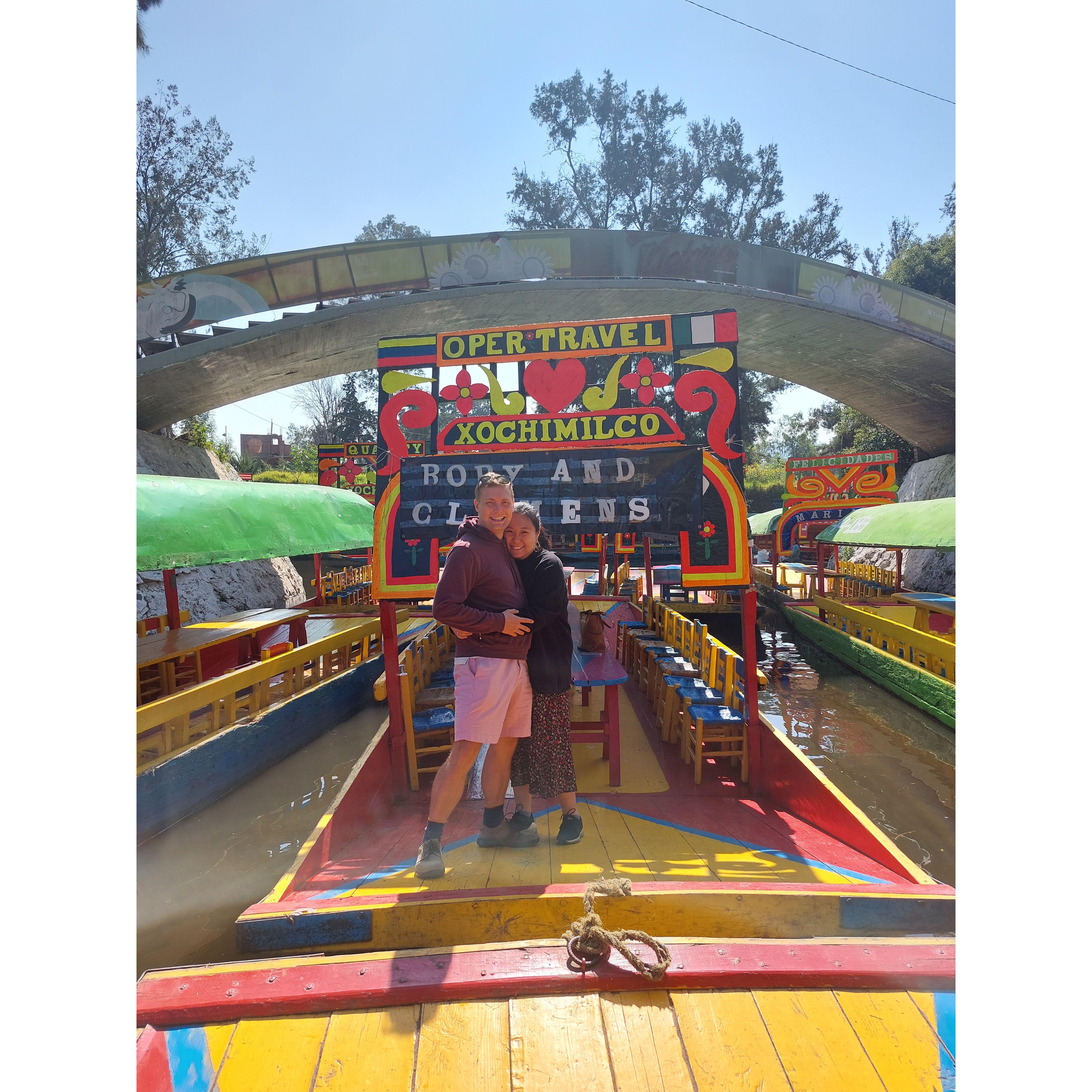 Our first anniversary trip to Mexico City back in October 2022!