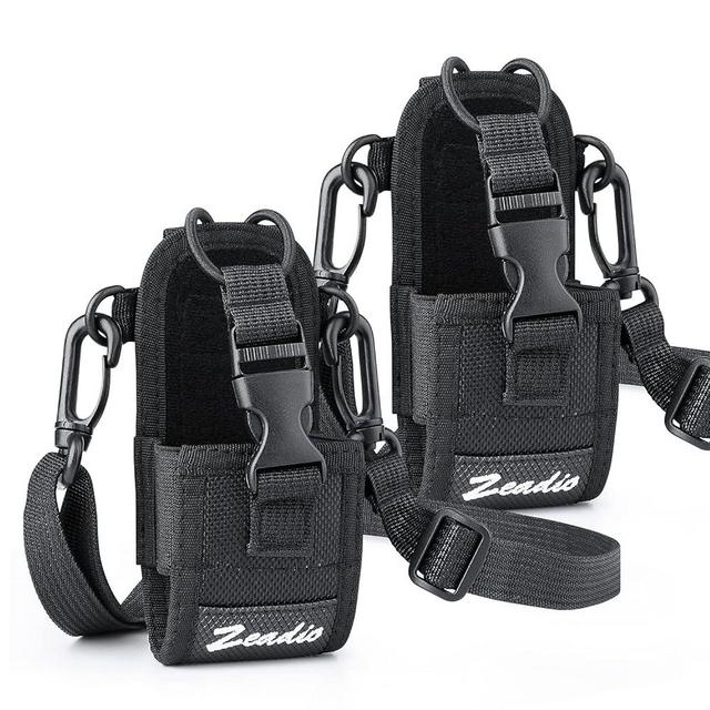 Zeadio Multi-Function Pouch Case Holder for GPS Phone Two Way Radio ZNC-D, Pack of 2