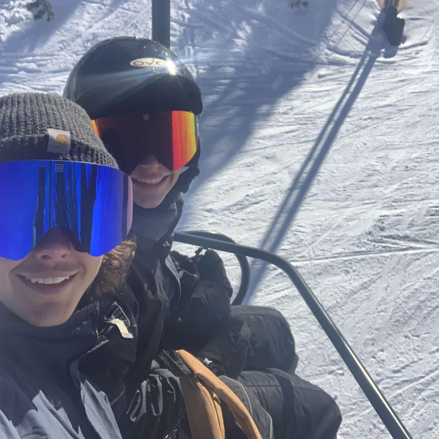 Laken’s first time ever going snowboarding. 2022