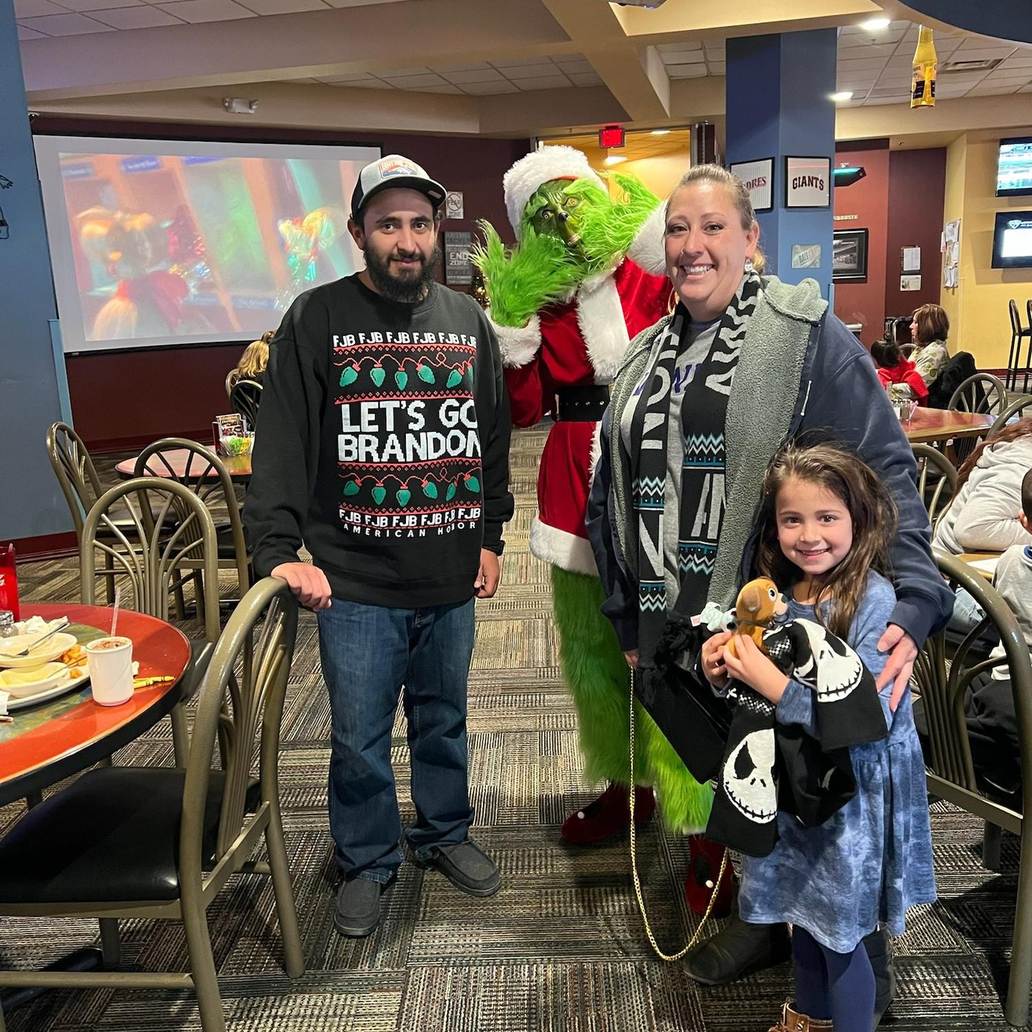 Meeting the Grinch again for breakfast!