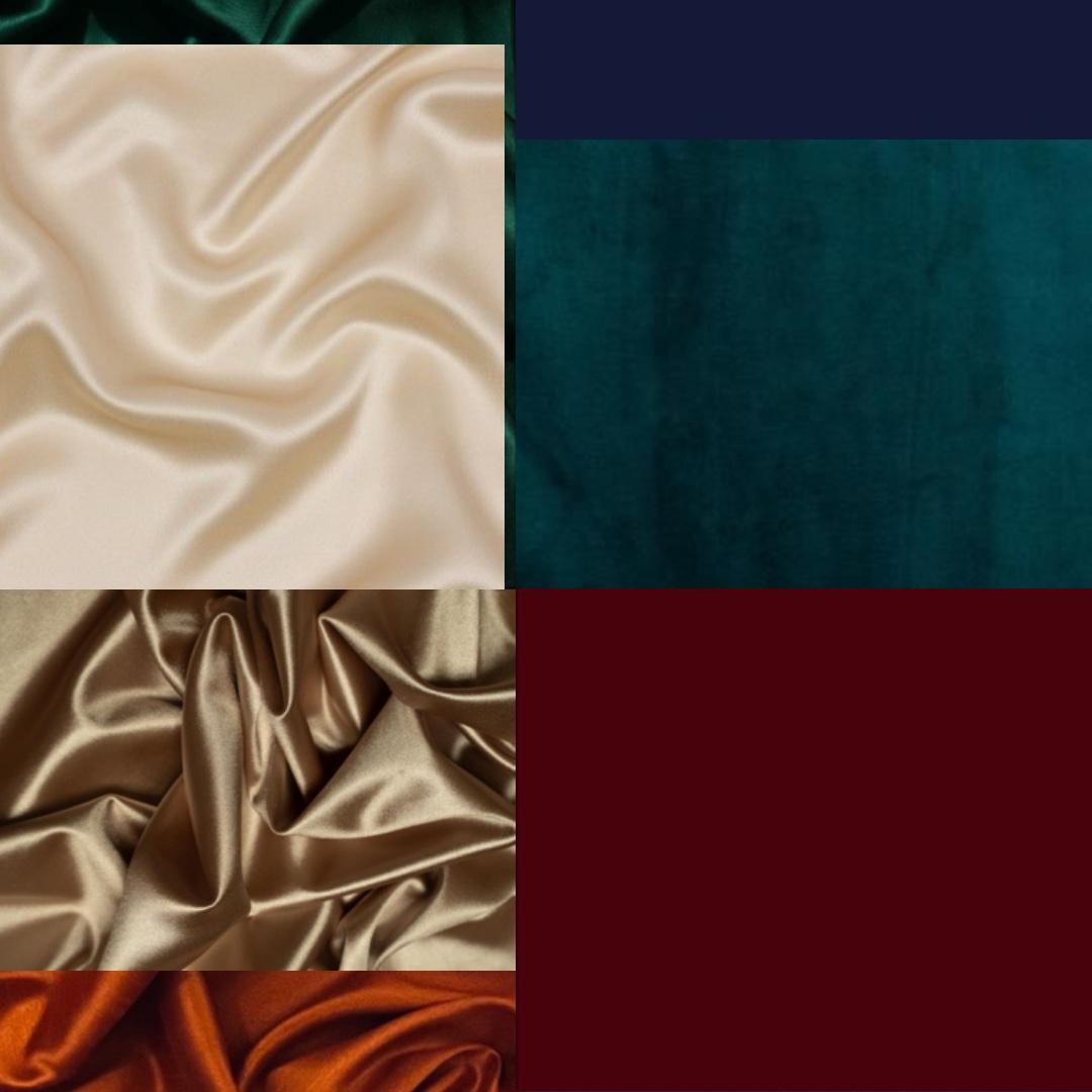 Here’s our color palette! Feel free to choose your attire according to this inspiration while avoiding white/ivory and burgundy!