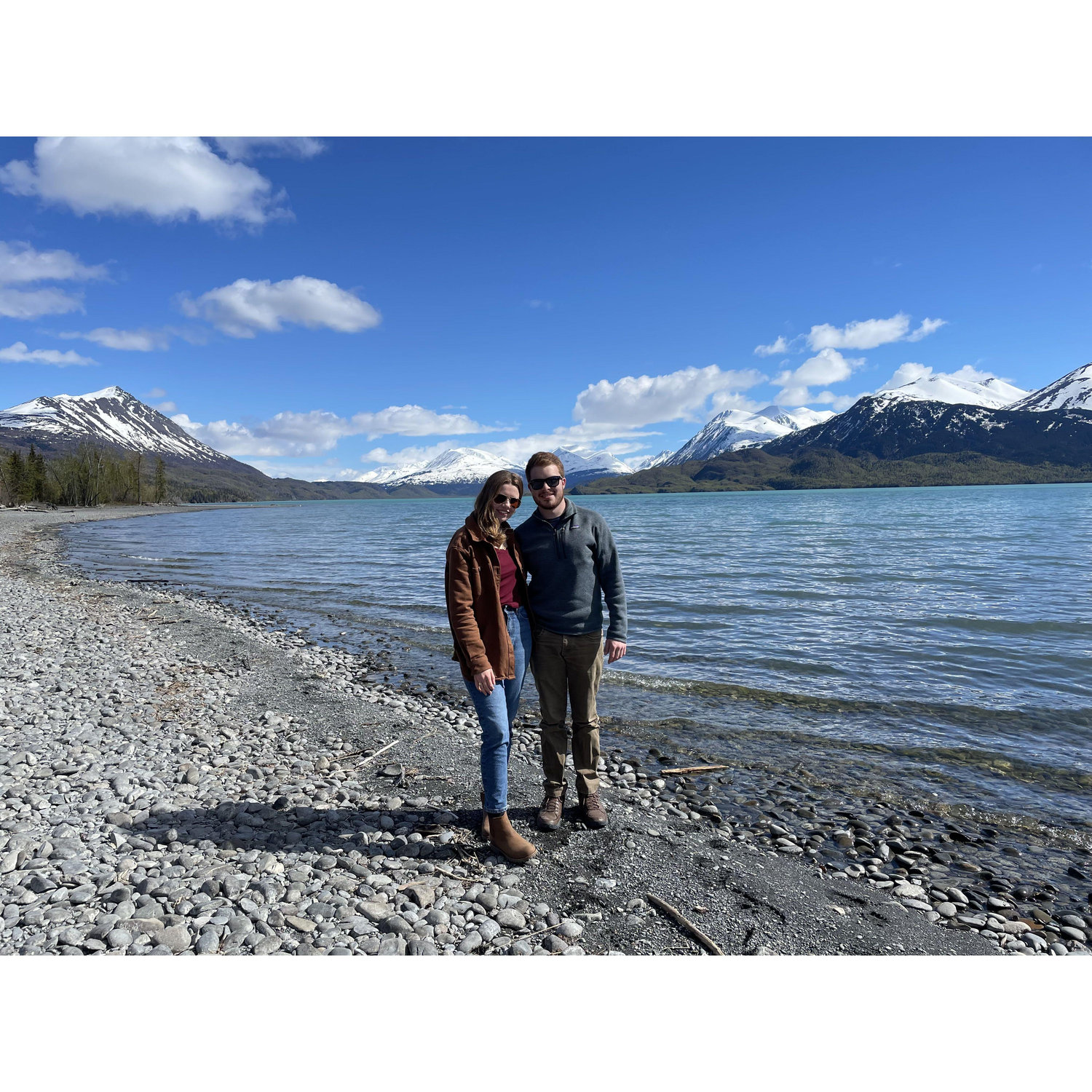 We took a hike to Skilak Lake with close family!
