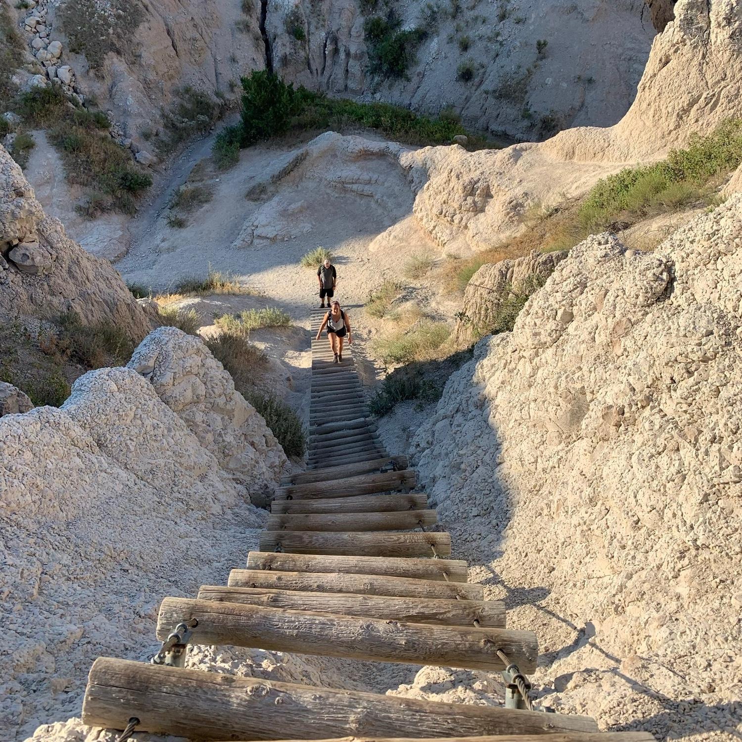 August 2020 - The Notch Trail in the Badlands, SD