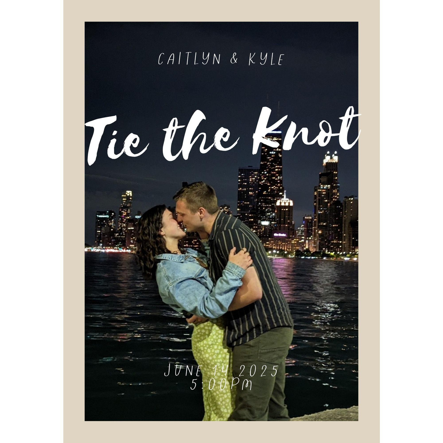 The night she said "I do"