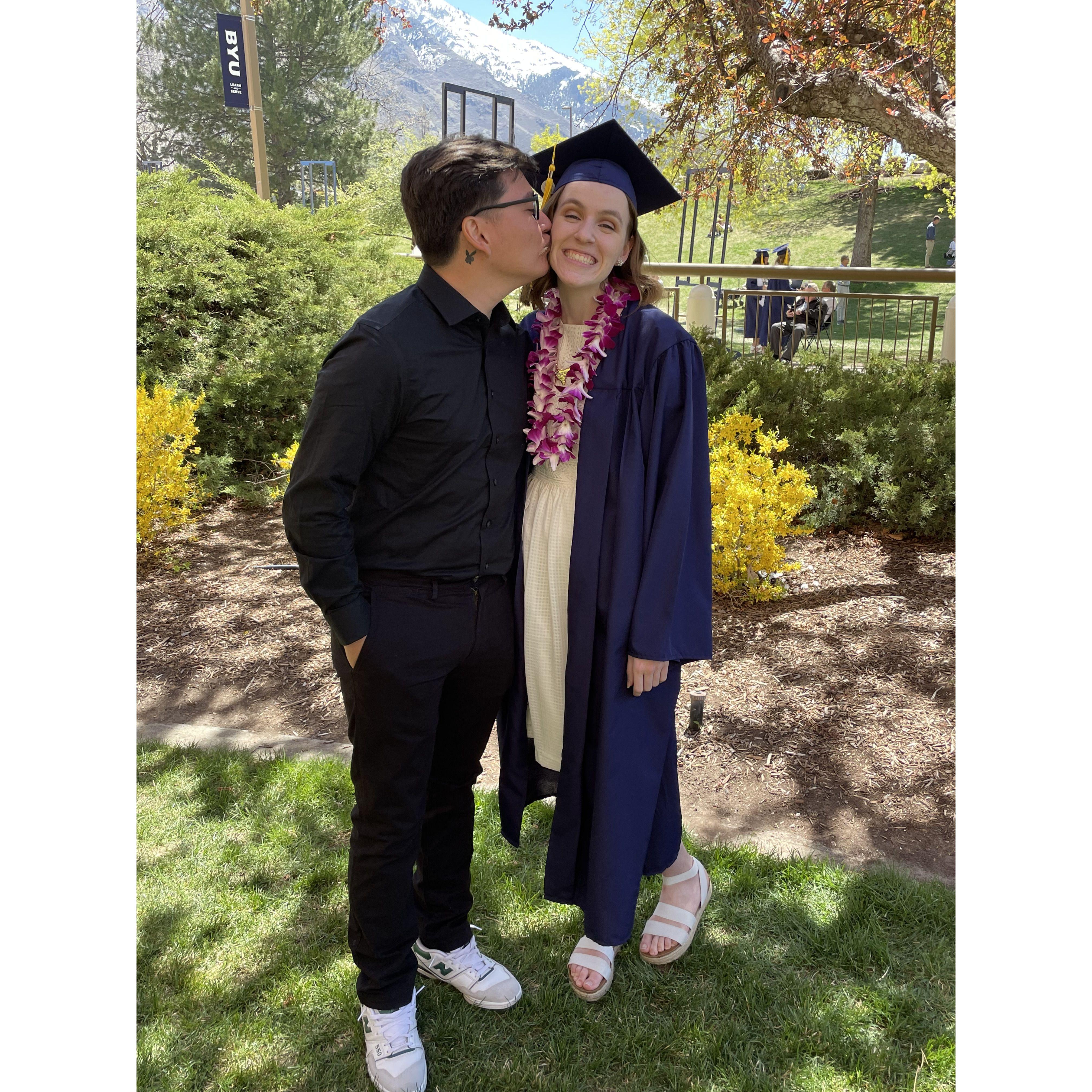 Hannah's college graduation