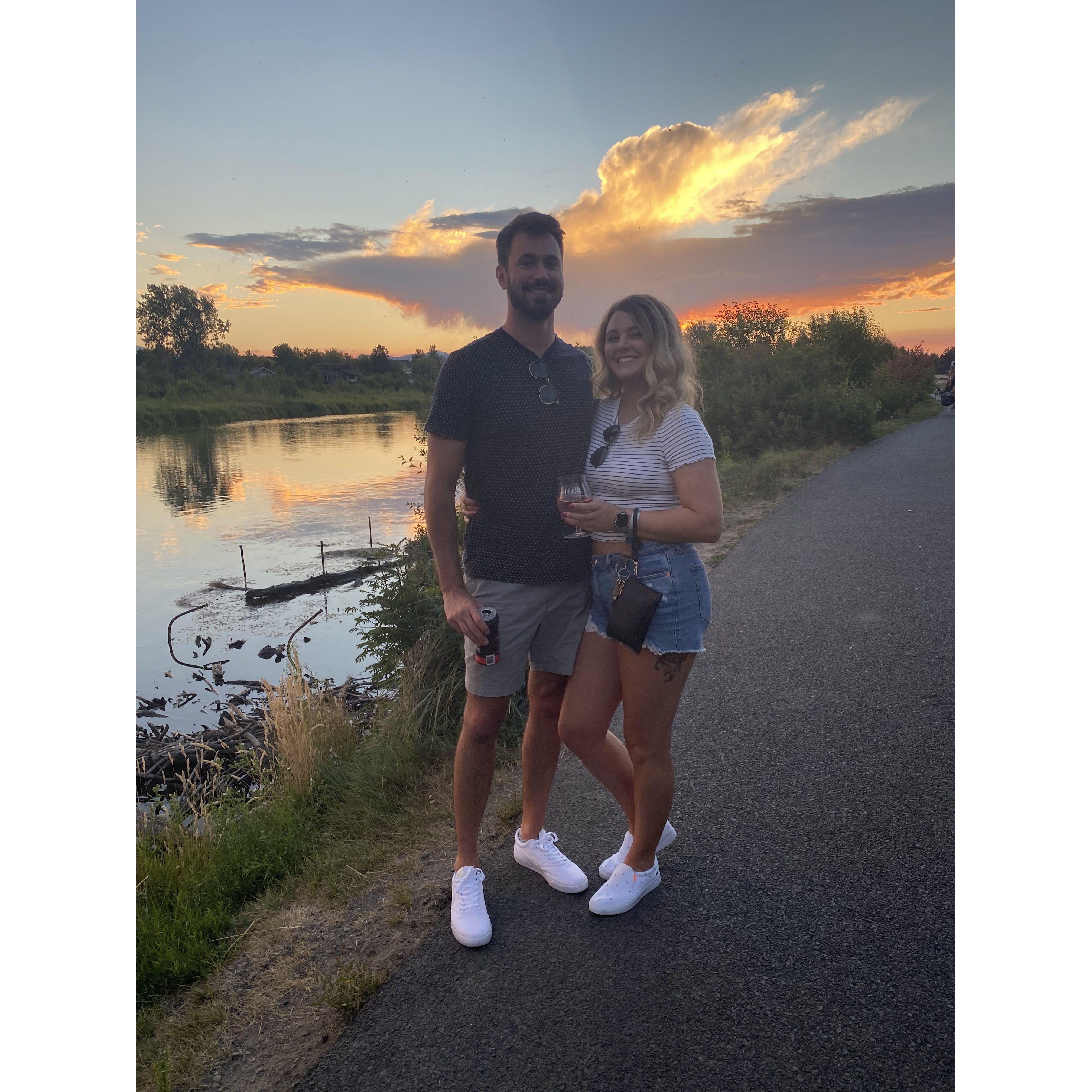 Our first trip to Bend, OR together