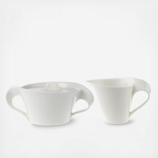 New Wave Sugar & Creamer Set